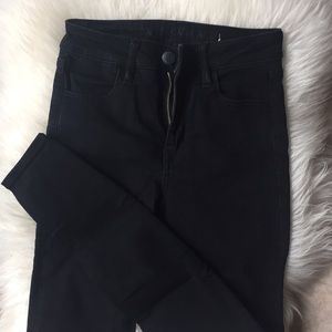 American Eagle Black High Rise Denim Jeans